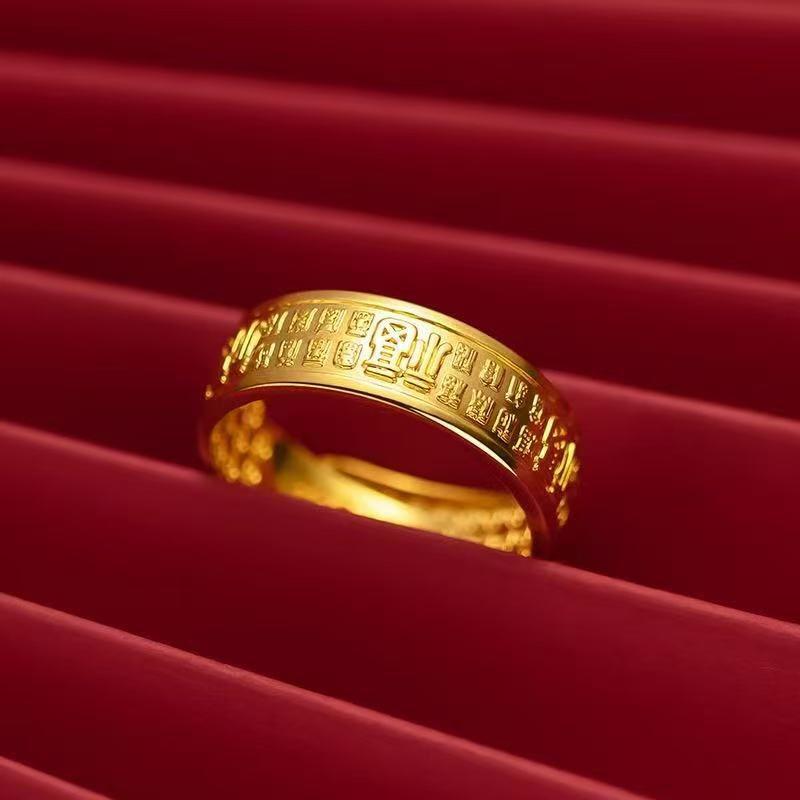 遺品整理☆ 999 刻印あり 金 リング・指輪 14号 24K 24金ゴールド リング 指輪 足金999刻印入り 14号 - メルカリ