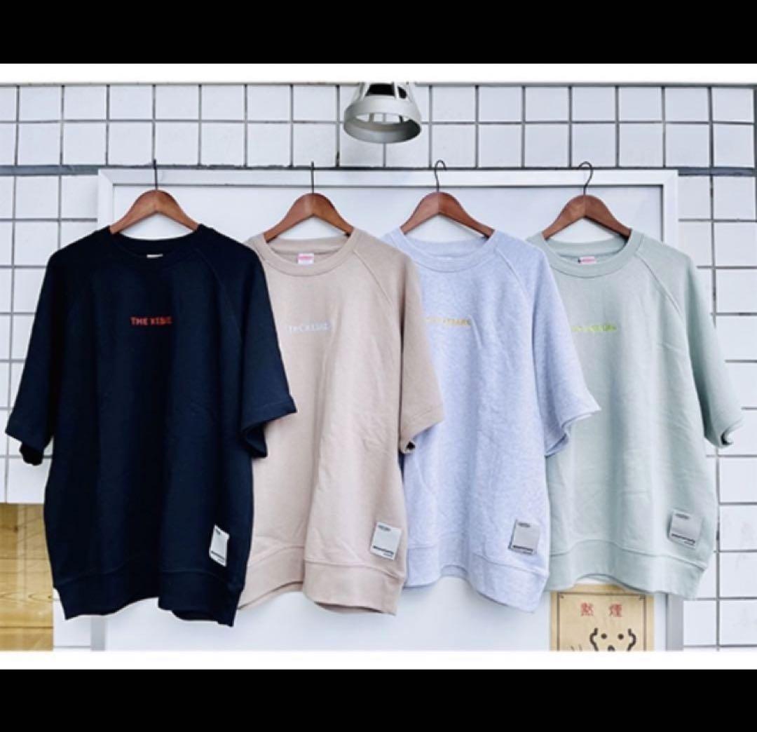THE KEBABS ロゴスウェットTEE 黒　半袖スウェット 佐々木亮介