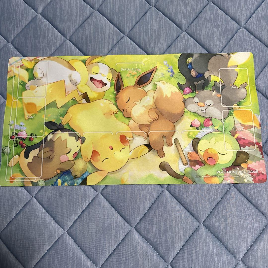 ポケモンカードゲーム みんなおつかれさま ラバープレイマット ポケモンカードゲーム みんなおつかれさま ラバープレイマット