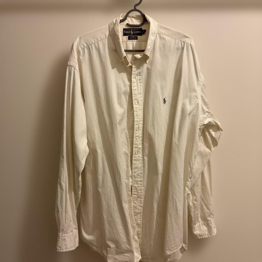 Ralph Lauren 長袖シャツ　ホワイト　L