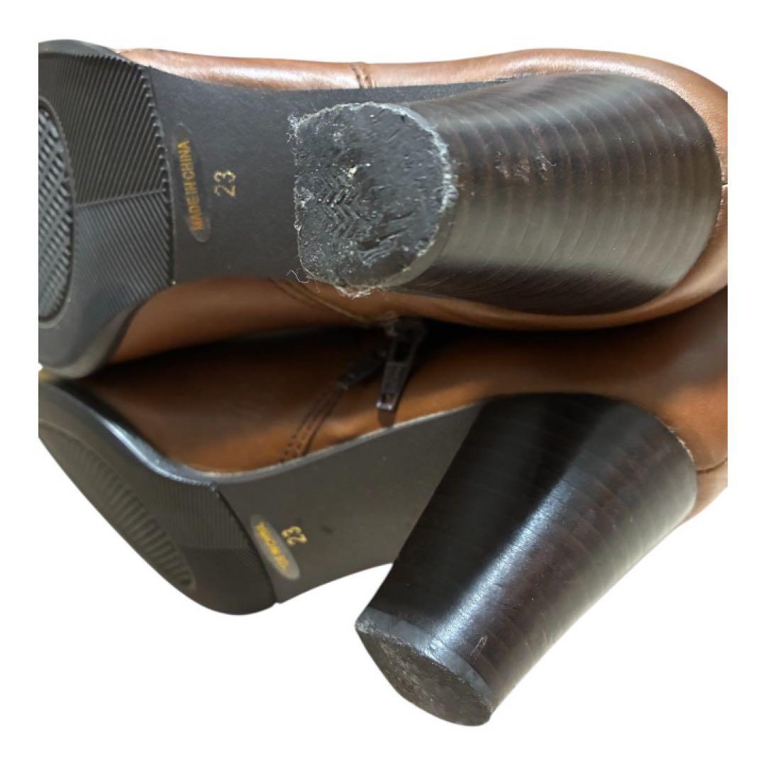 cavacava サヴァサヴァ☆ロングブーツ レザー 23.0 マロンブラウン cavacava サヴァサヴァ☆ロングブーツ レザー 23.0 マロンブラウン