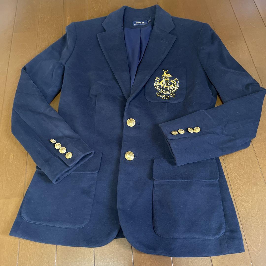 ラルフローレン 160 ブレザー 紺