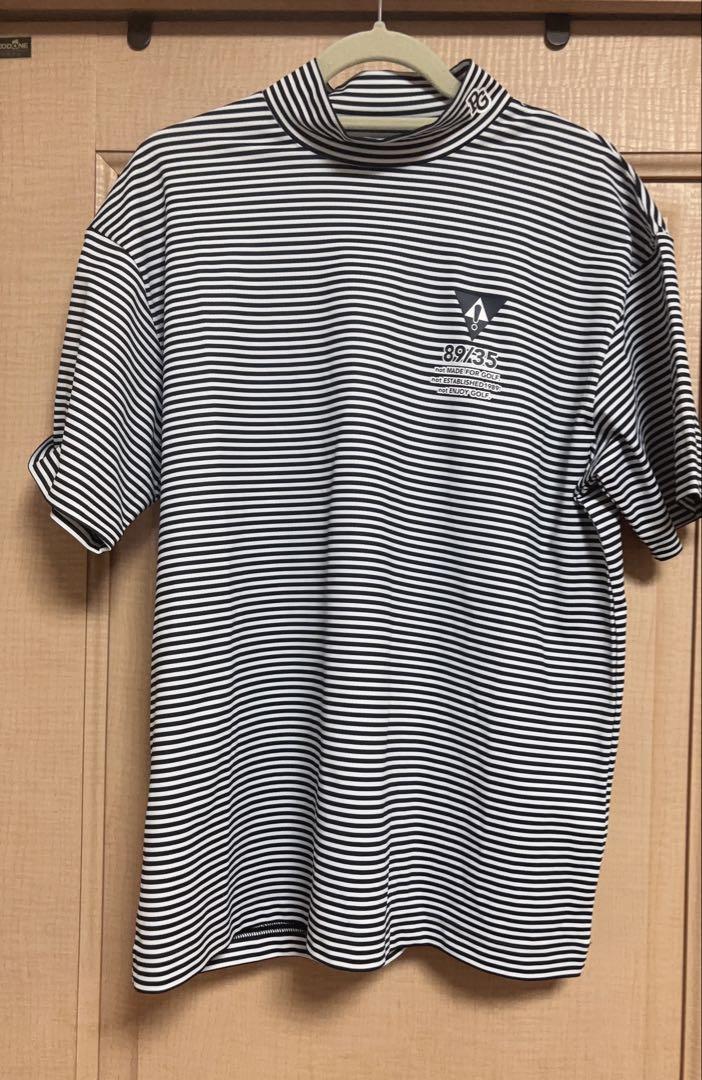 PEARLY GATES ストライプハイネックシャツ
