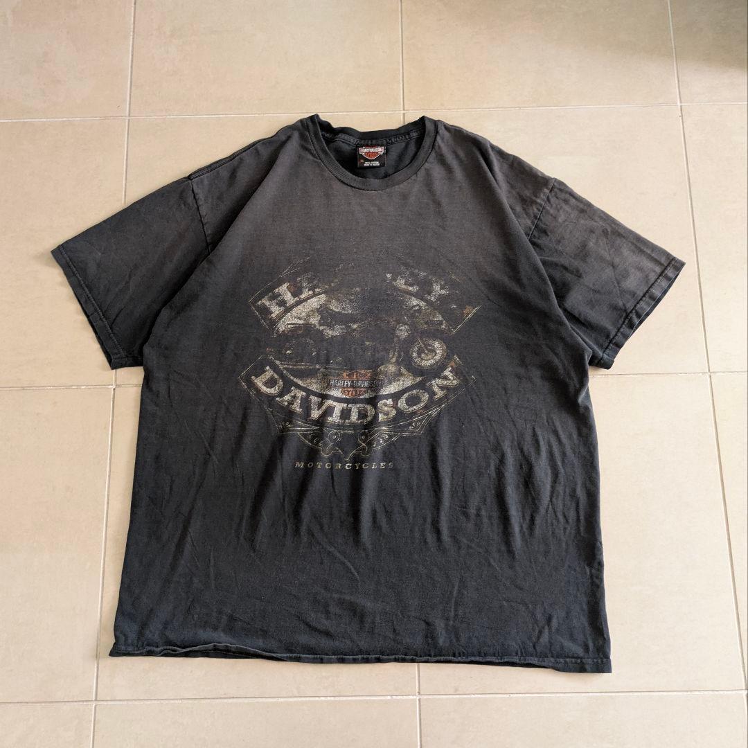 激フェード　ハーレーダビットソン　HarleyDavidson　Tシャツ XL