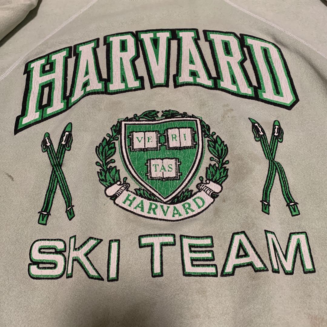 90s HARVARD ハーバード大学　ビンテージ　ラグラン　スウェット　USA