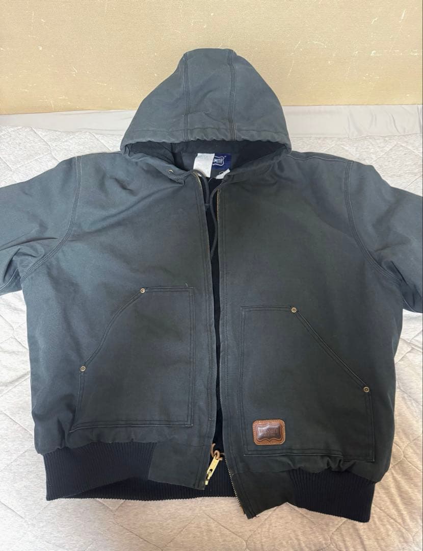 ダークグレー フード付きジャケットXL LL