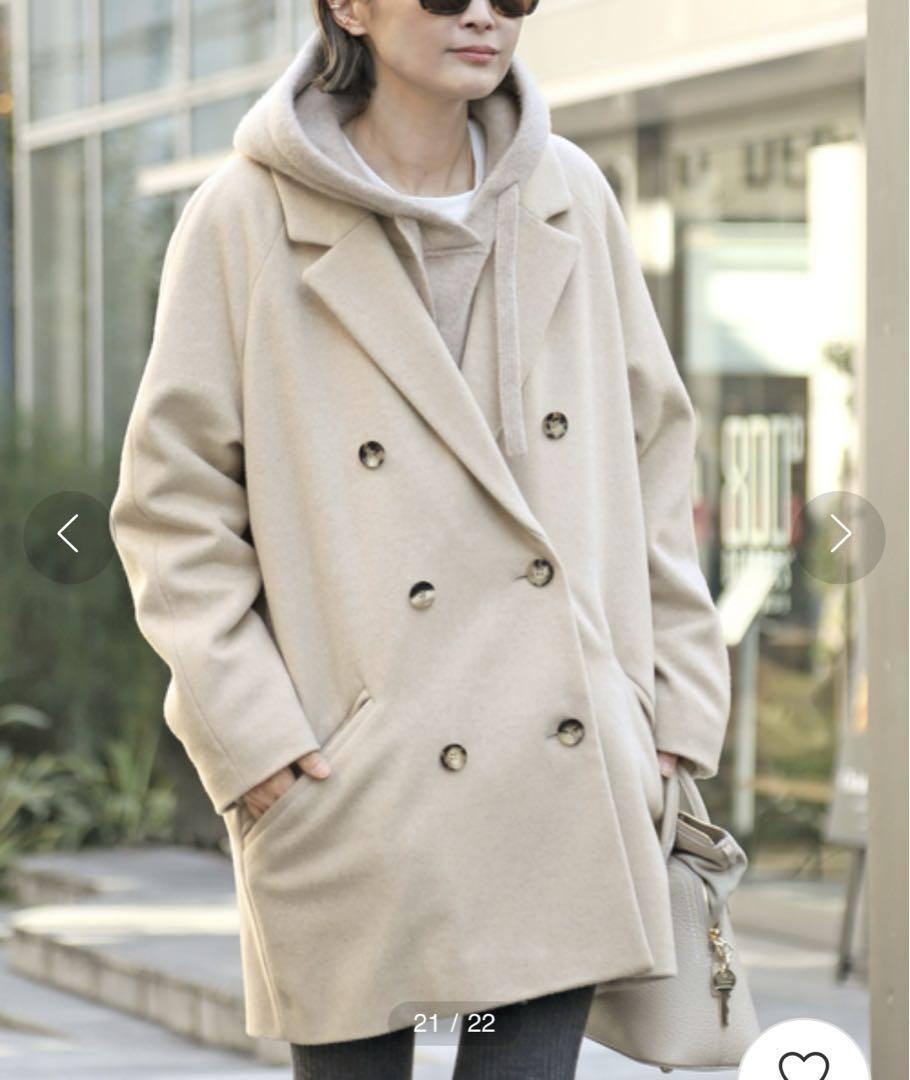 Deuxieme Classe Short Double コートキャメル