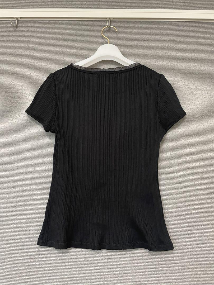 美品 バーバリーBurberry ブラック 半袖Tシャツ Sサイズ ノバ