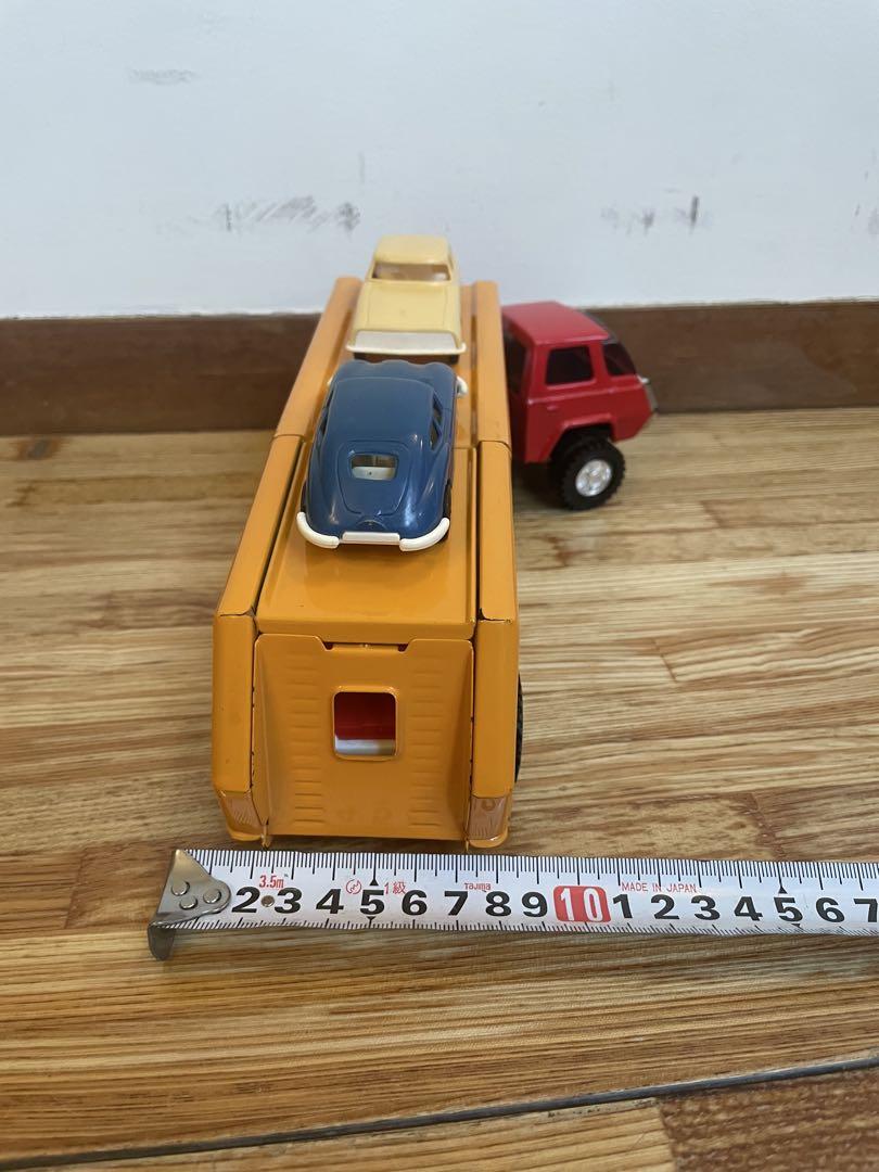 ブリキ　トラック　トレーラー　ミニカー