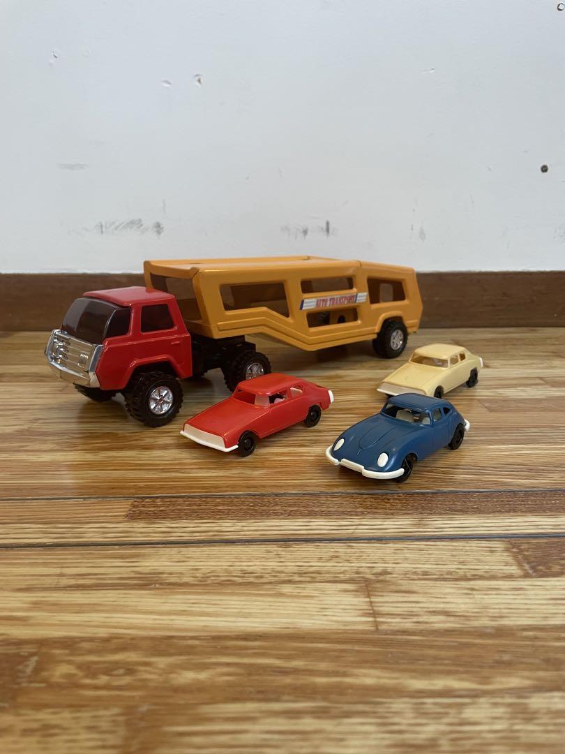 ブリキ　トラック　トレーラー　ミニカー