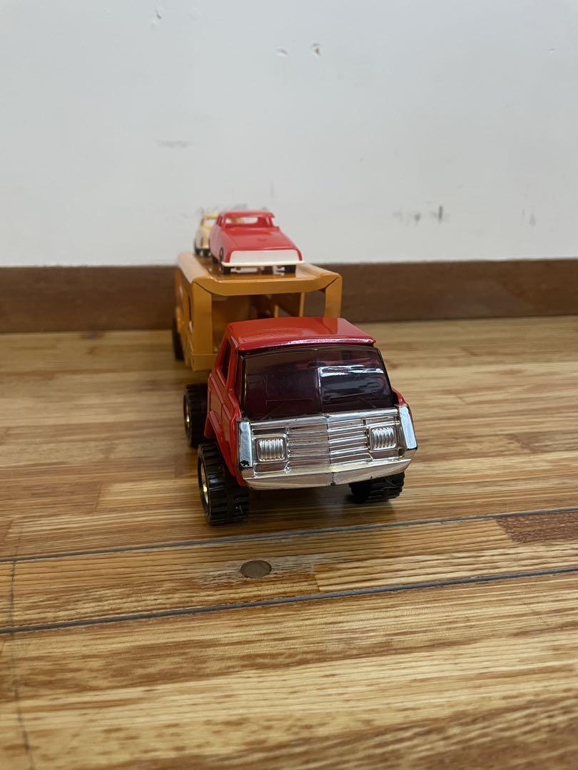 ブリキ　トラック　トレーラー　ミニカー