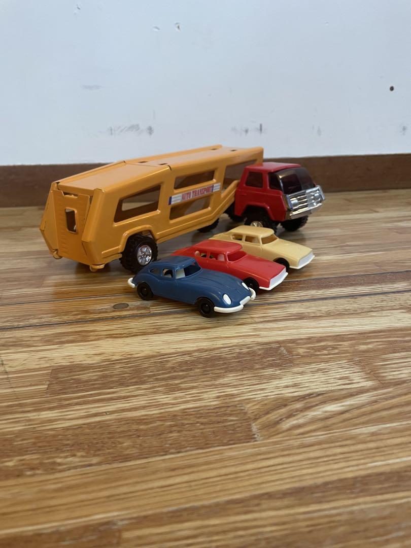 ブリキ　トラック　トレーラー　ミニカー