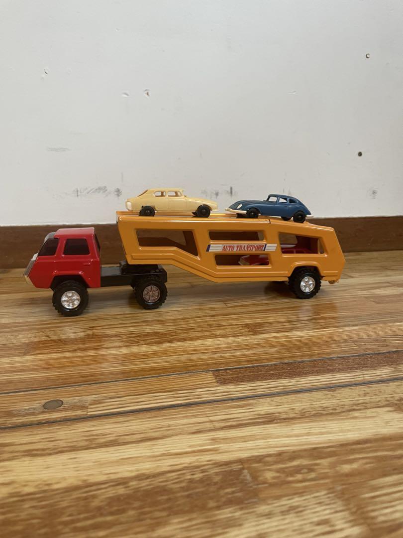 ブリキ　トラック　トレーラー　ミニカー