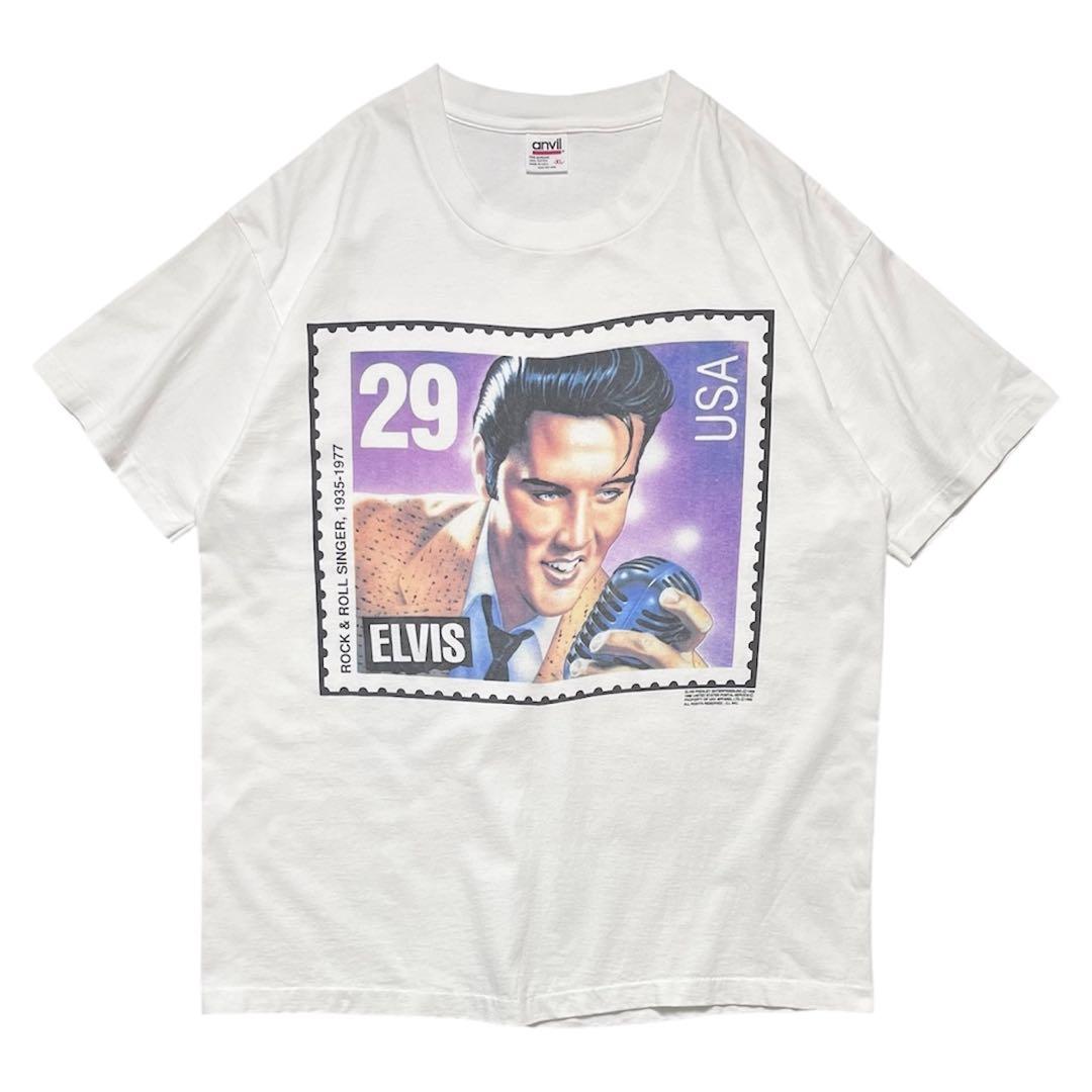 【USA製】90s〜00s Elvis Presley Tシャツ 古着 80-90s Canada製 Access 「Elvis the Tribute Live