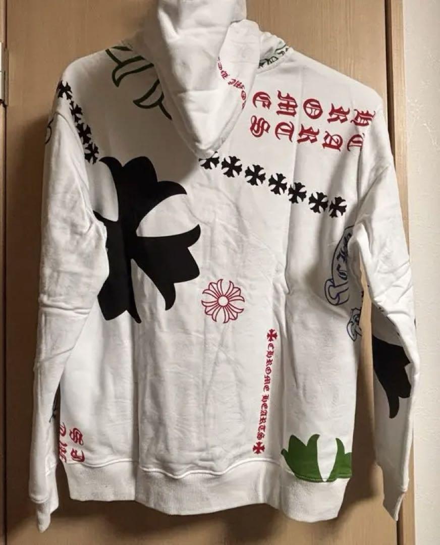 入手困難【Chrome Hearts】ステンシル パーカー マルチカラー org.jpg