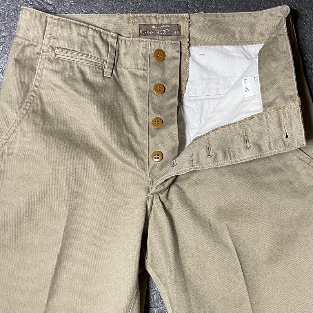 パンツ Workers Officer Trousers Slim Type1 28
