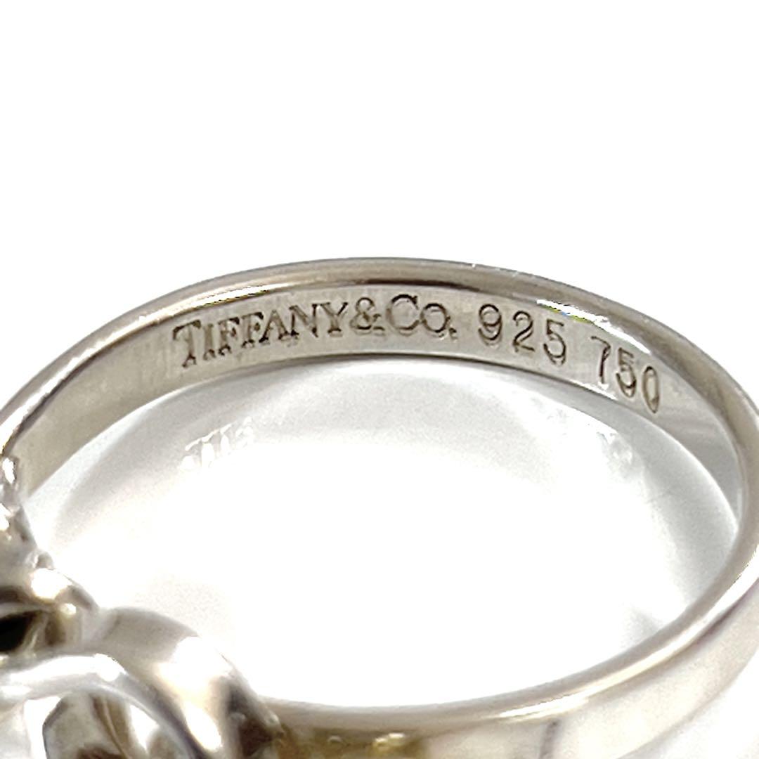 Tiffany&Co ティファニー フック&アイ ラブノット リング 750