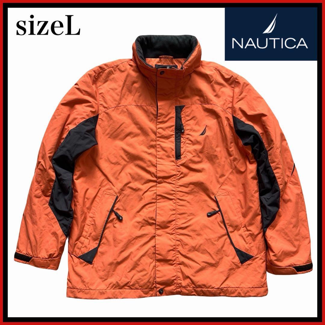 ノーティカ マウンテンパーカー セーリングジャケット オレンジL・NAUTICA
