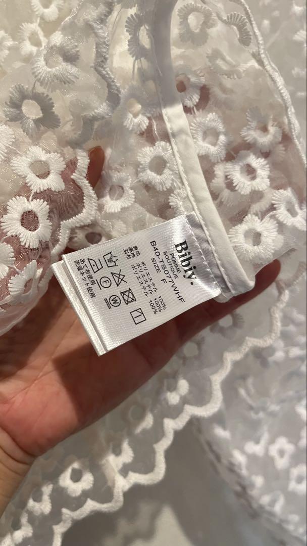 Bibiy. DALLIA FLOWER LACE TOPS