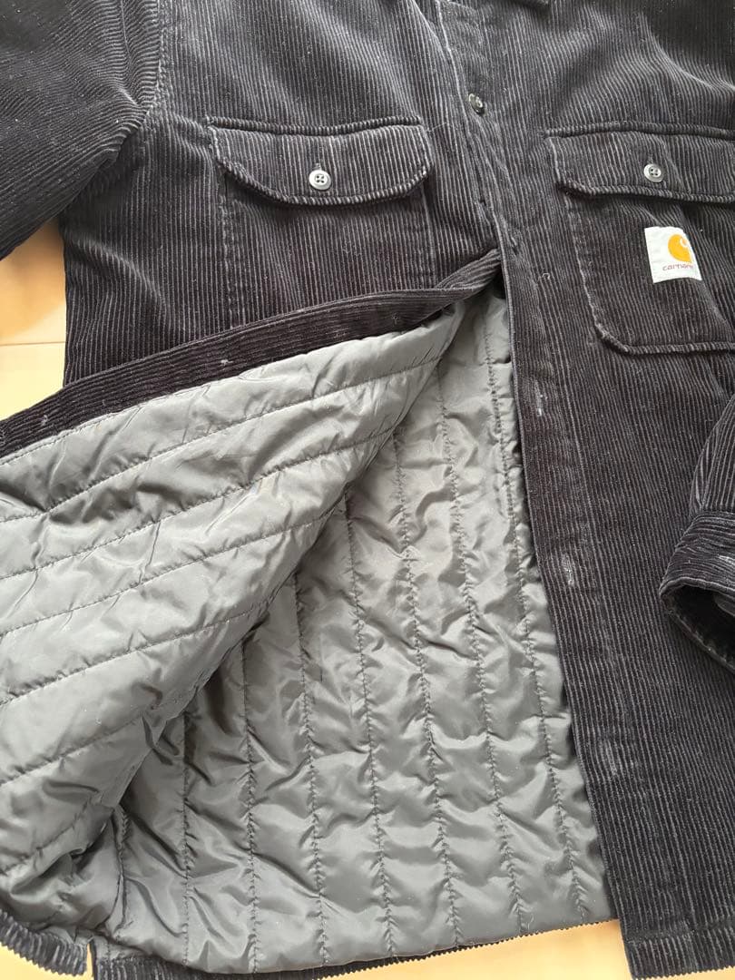 carhartt wip コーデュロイジャケット カーハート Lサイズ黒ブラックL Carhartt WWW_SHINETEETH_COM