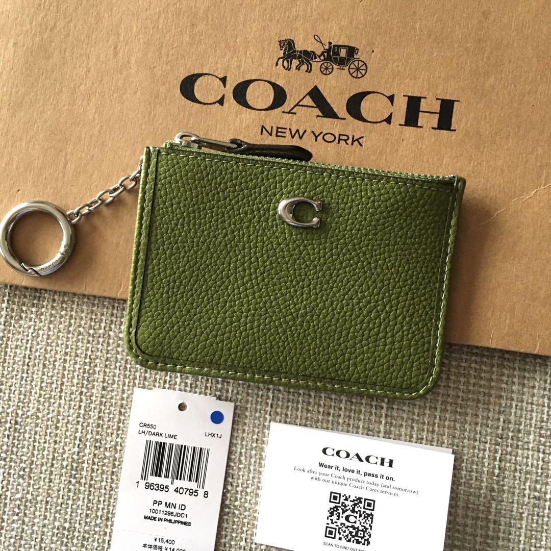 新品　COACH コーチ 定価15,400円 ミニ スキニー ID ケース 財布