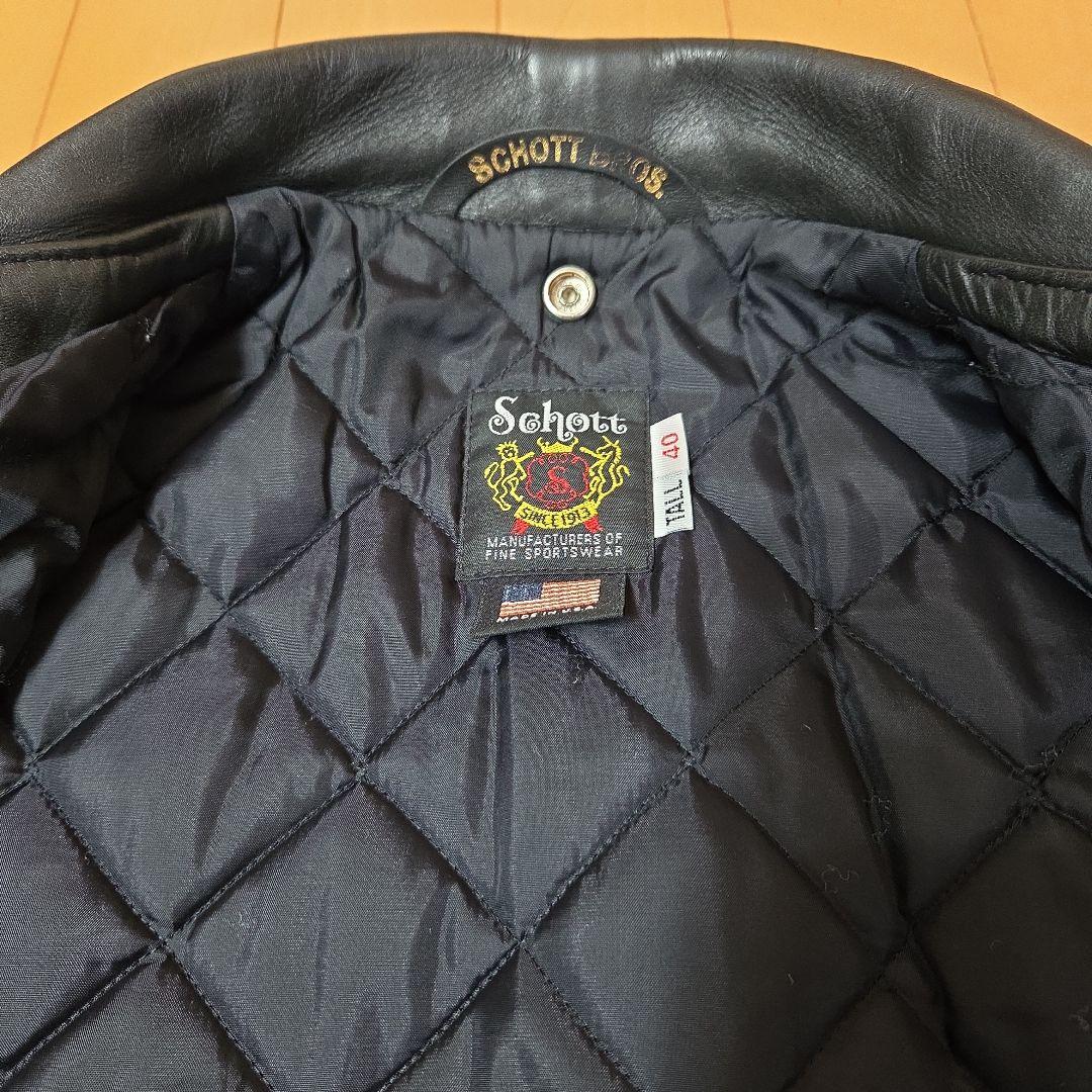 Schott613USTワンスター ダブルライダースジャケット