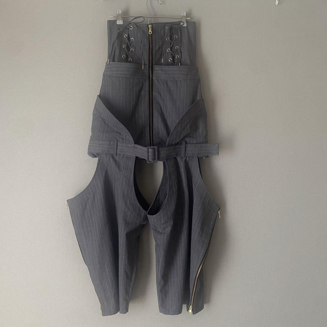 akikoaoki 23aw レースアップスカート