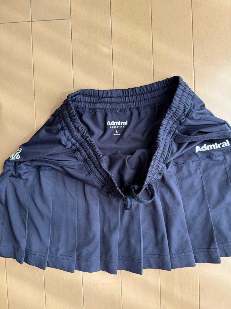 【激安通販オンラインショップ】 Admiral テニススコート 通販 安い 番 ネイビー一 Lサイズ ウェア