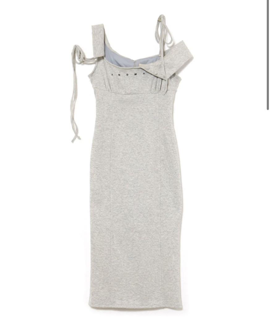 【本日特価】 off Emily ANDMARY shoulder メルカリ - dress ワンピース