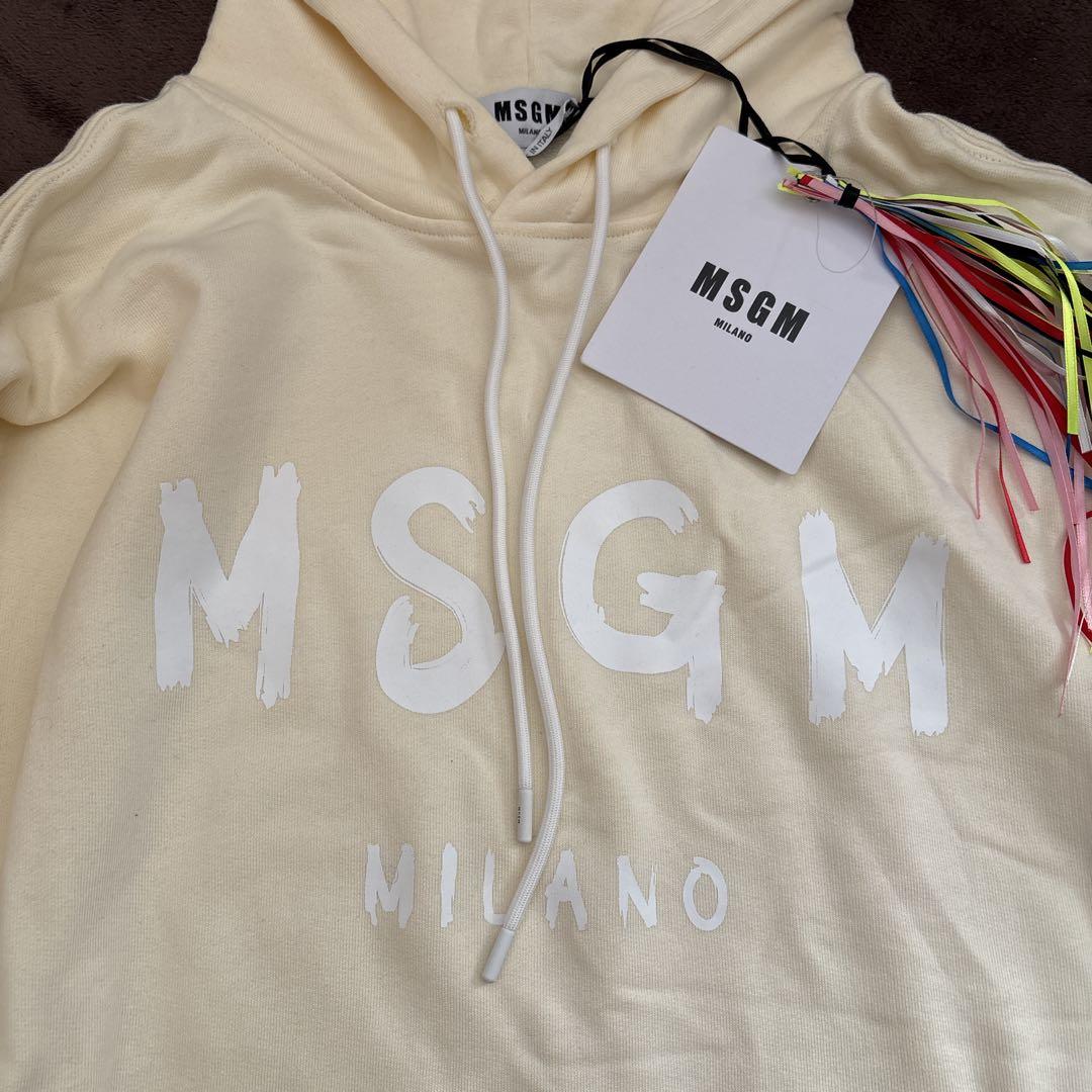 MSGM フード付きパーカー 新品タグ付き メンズ