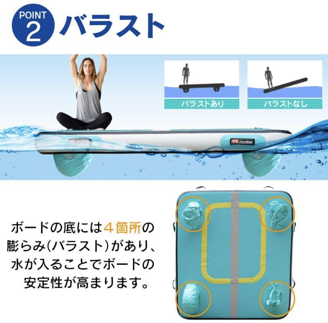 専用☆新品 スクエアパドルボード 2×2m SUP インレータブルサップ  浮き