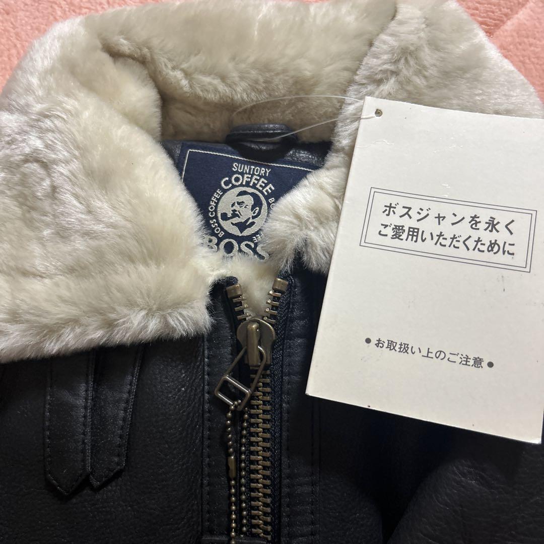 美品レア】【リアルファー】【刺繍】【L】BOSSフサフサジャン