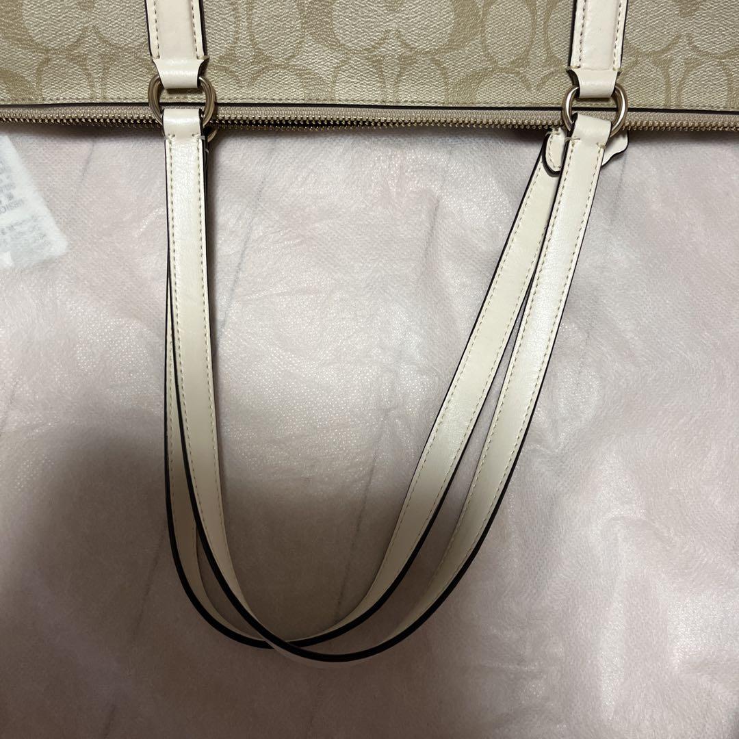 COACH ベージュ トートバッグと長財布セット正規品