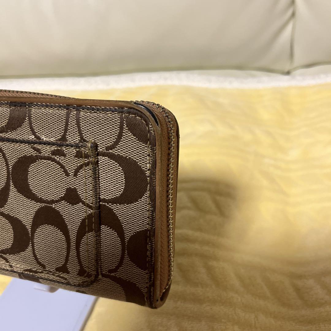 COACH ベージュ トートバッグと長財布セット正規品