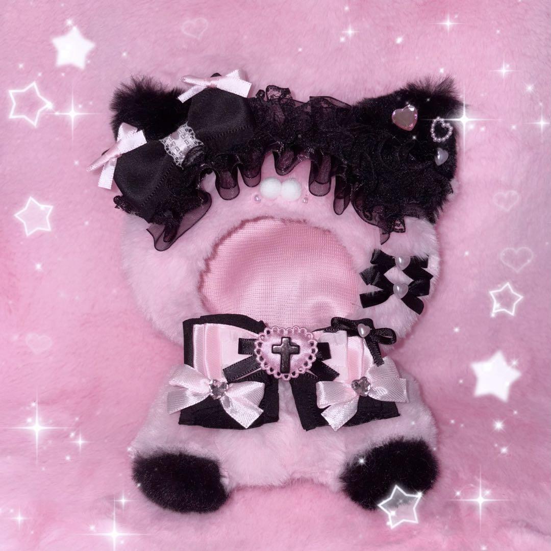 yuki様ぬい服ふわふわ 猫耳 おすわり 着ぐるみ 16cm 推しぬい にじぬい yuki様 ぬい服 ふわふわ着ぐるみ ねこみみおすわり16㎝ にじぬい