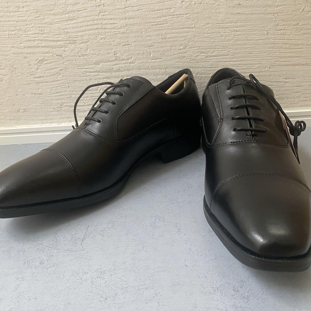 新品✨TEXCYLUXE ビジネスシューズ 25.5㎝ 黒 本革 TU-7010