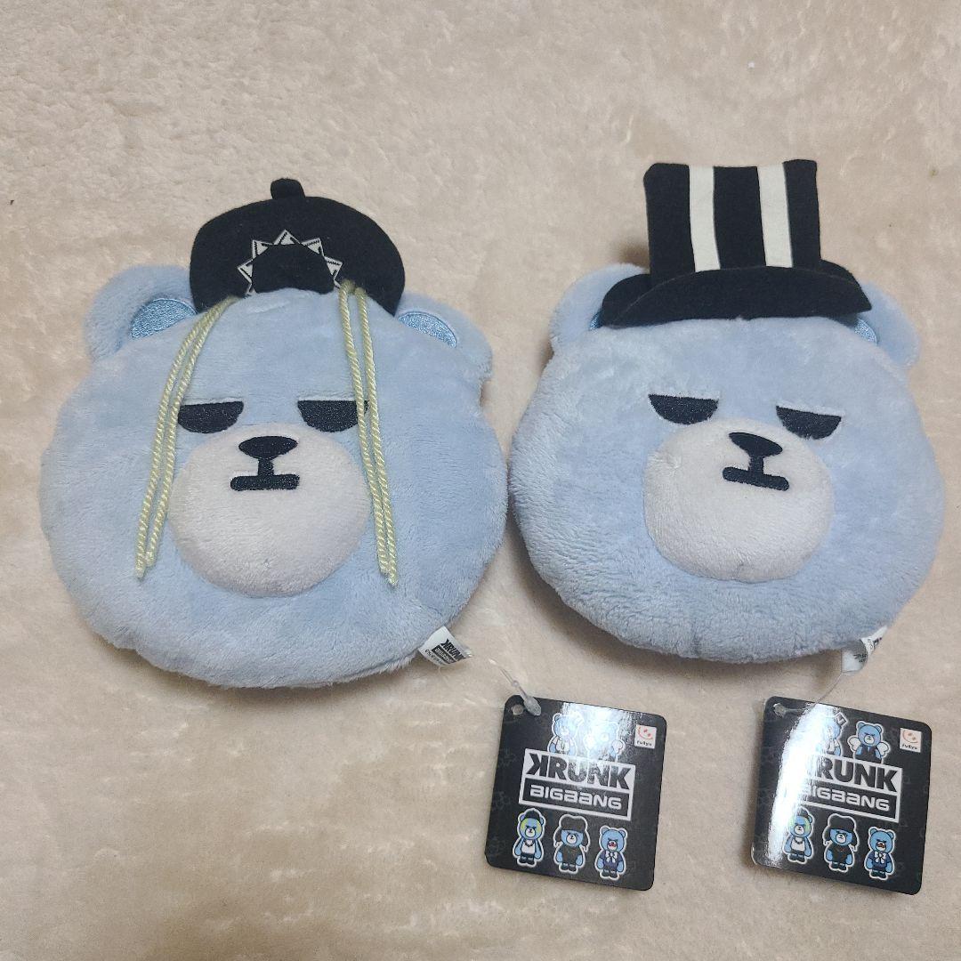 BIGBANG KRUNK クランク ぬいぐるみ マスコット パスケース セット BIGBANG KRUNK クランク ぬいぐるみ マスコット パスケース