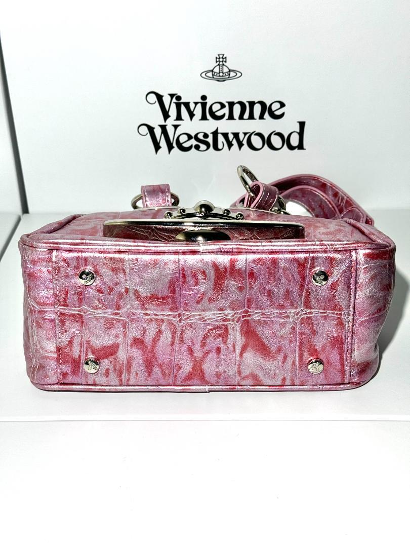 Vivienne Westwood ショルダーバッグ メタリック ピンク 3494202 ピンク系 Vivienne Westwood(ヴィヴィアンウエストウッド