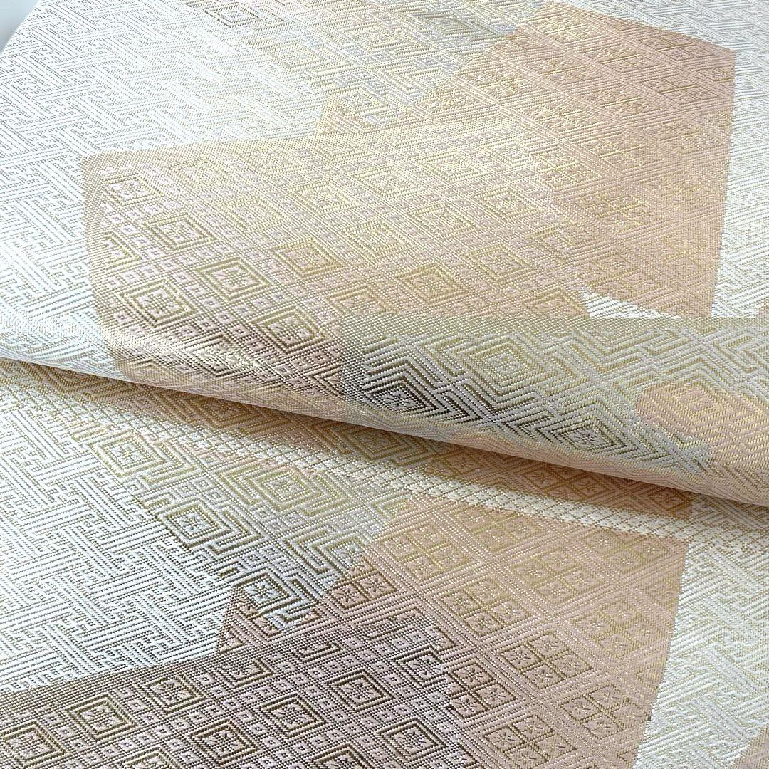 美品☆佐賀錦　金糸袋帯　フォーマル