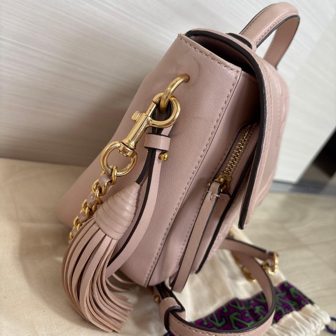 値下不可!TORY BURCH トリーバーチ ピンク レザー製 ショルダーバッグ 値下不可!TORY BURCH トリーバーチ ピンク レザー製 ショルダーバッグ