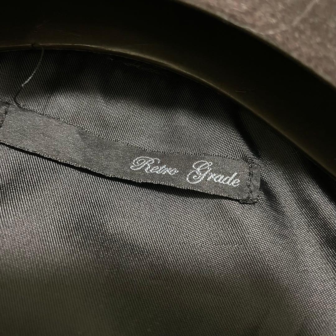 極美品/Lサイズ レトログレード レザージャケット シングルライダース ステッチ 極美品/Lサイズ レトログレード レザージャケット シングルライダース ステッチ