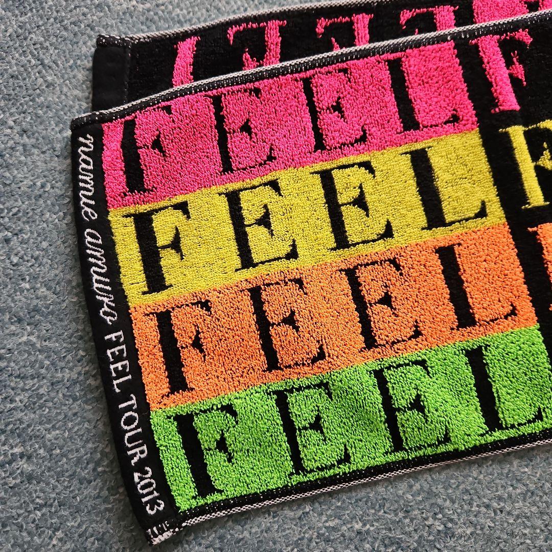 安室奈美恵 マフラータオル 2点セット 超美品☆激レア☆ 安室奈美恵FEEL TOUR 2013 マフラータオル2枚セット - メルカリ