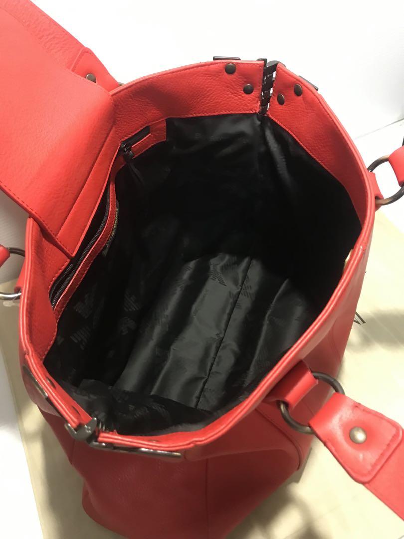 タグ付き新品emporio armani GA トートItaly 定価7.6万円 画像11