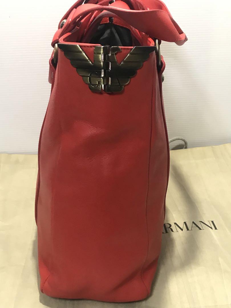 タグ付き新品emporio armani GA トートItaly 定価7.6万円 画像5