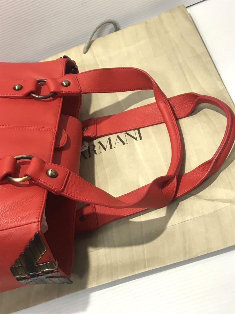 タグ付き新品emporio armani GA トートItaly 定価7.6万円 画像7