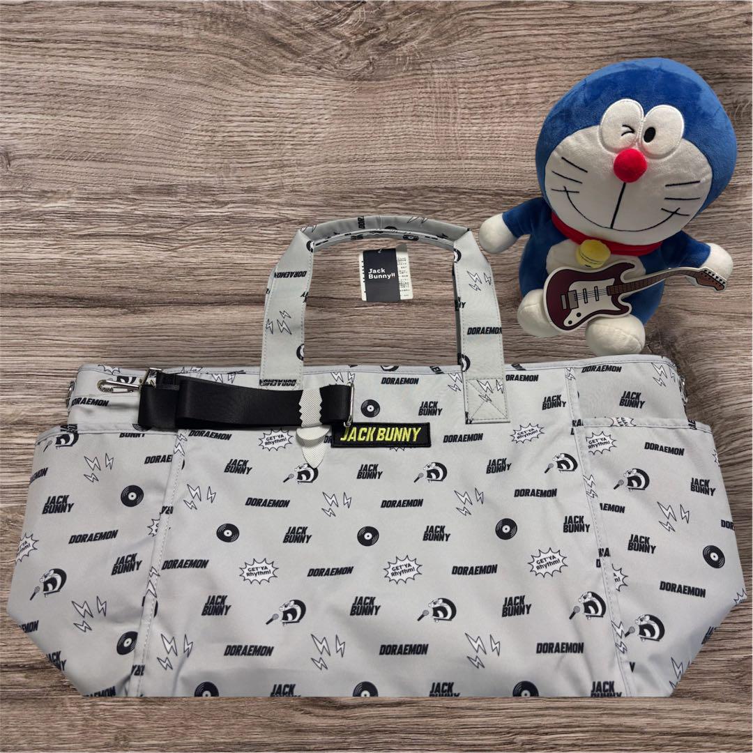 新品 未使用JACK BUNNYドラえもん ゴルフバッグ ヘッドカバーのセット