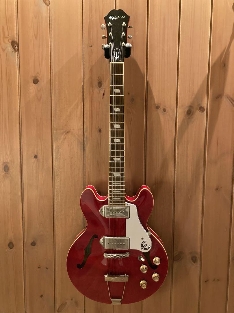 エピフォン　カジノクーペ　チェリー　EPIPHONE casino coupe