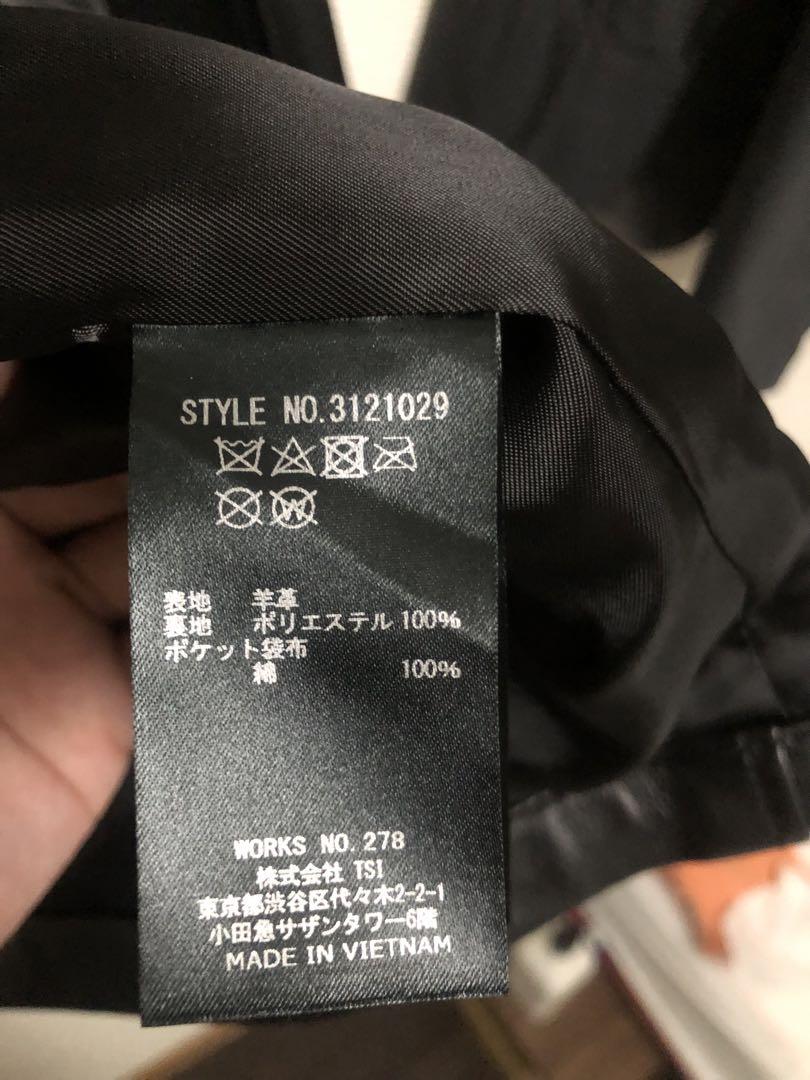 Schott レザーカバーオールジャケット Mサイズ 新品未使用　エディフィス