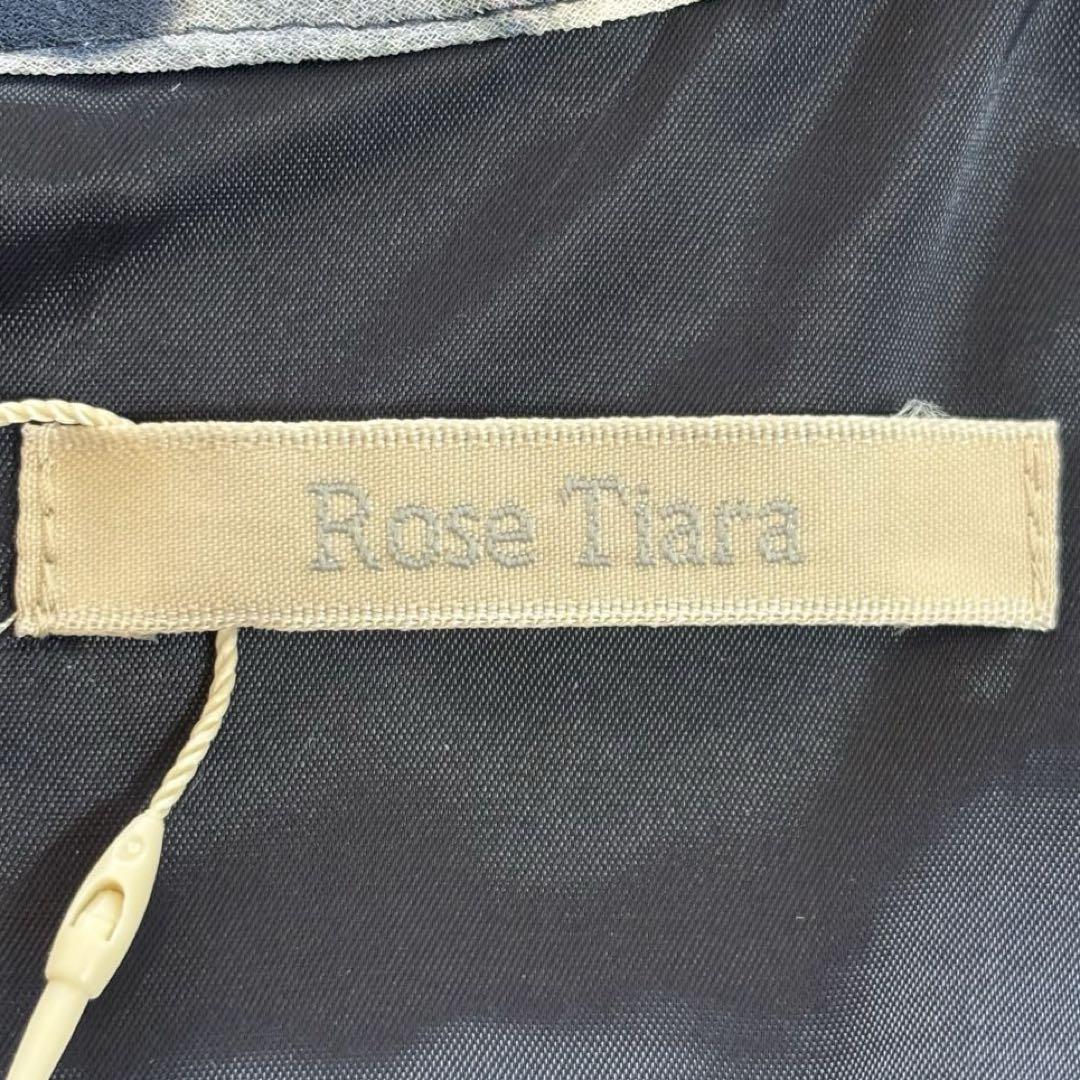 【新品】Rose Tiara ローズティアラ ぼかしフラワープリーツワンピース