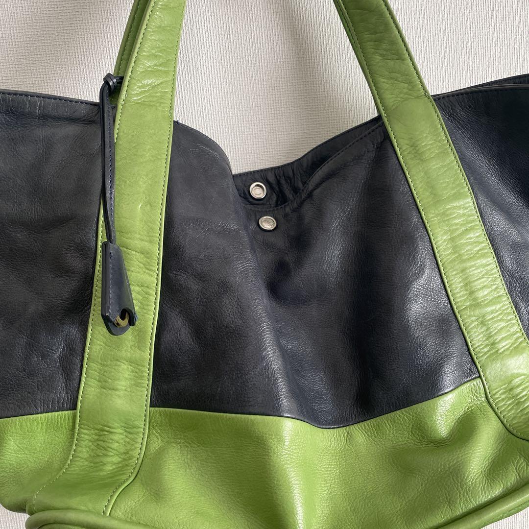 Aniary unmoコラボ　レザー本革トートバッグ